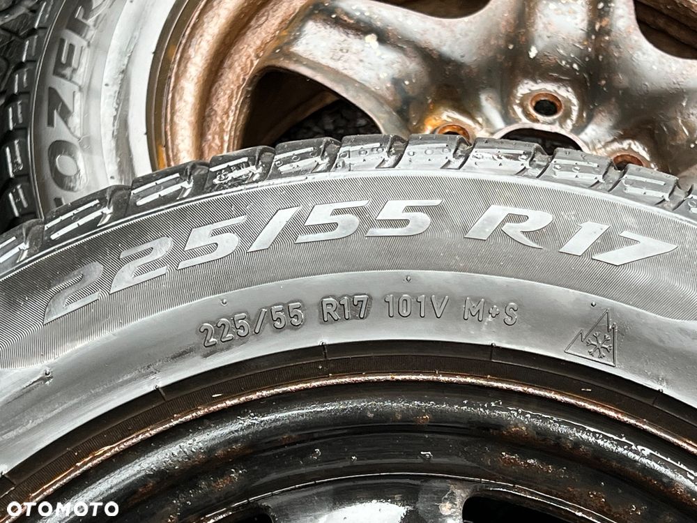 OPEL 5x120 R17 FELGI STRUKTURALNE KOŁA 17 7J ET41 ORYGINALNE 2170103 OPONY ZIMOWE PIRELLI WINTER SOTTOZERO 3 225/55R17 - 9