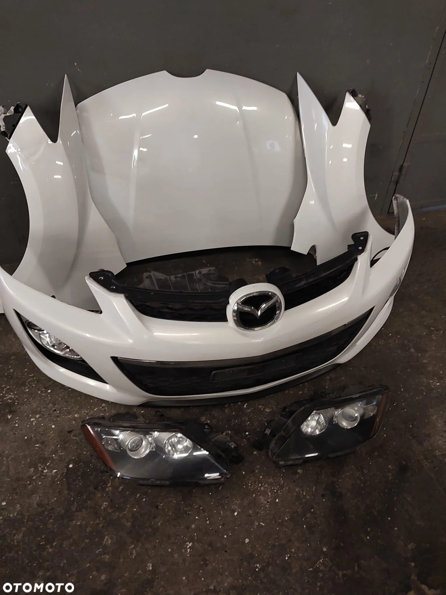 Mazda cx7 maska zderzak blotniki lampy - 2