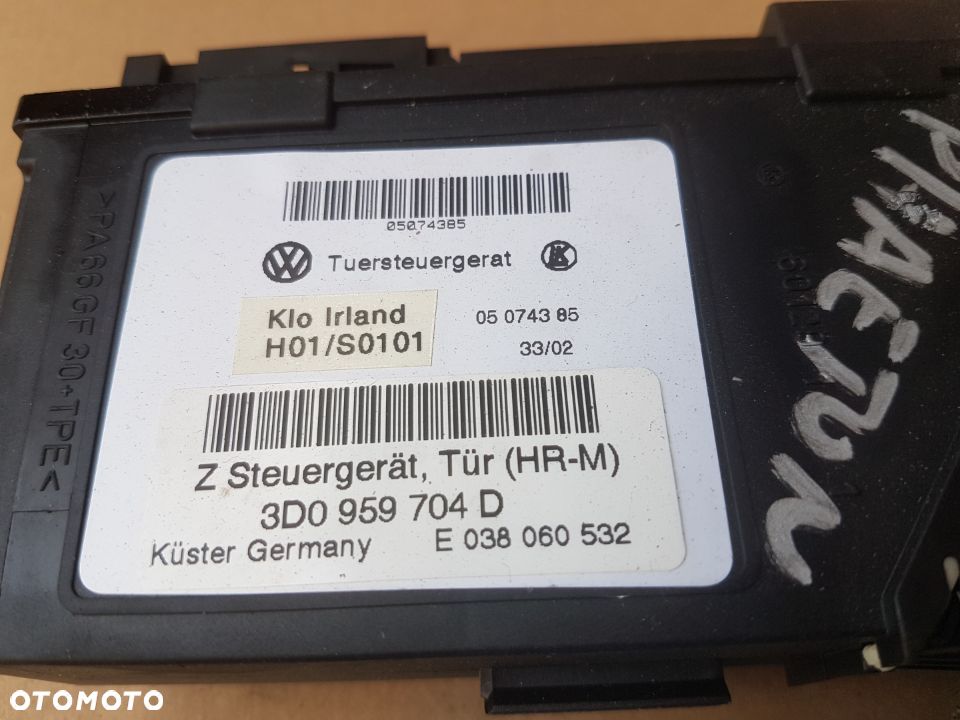 VW Phaeton silniczek podnośnika mechanizmu podnoszenia szyby prawy tył - 2