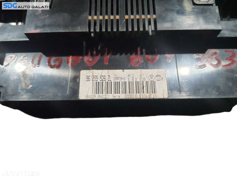 Panou Comanda AC Clima Climatronic Aer Conditionat Peugeot 607 2000 - 2008 Cod 96295526ZL [N2698] - 6