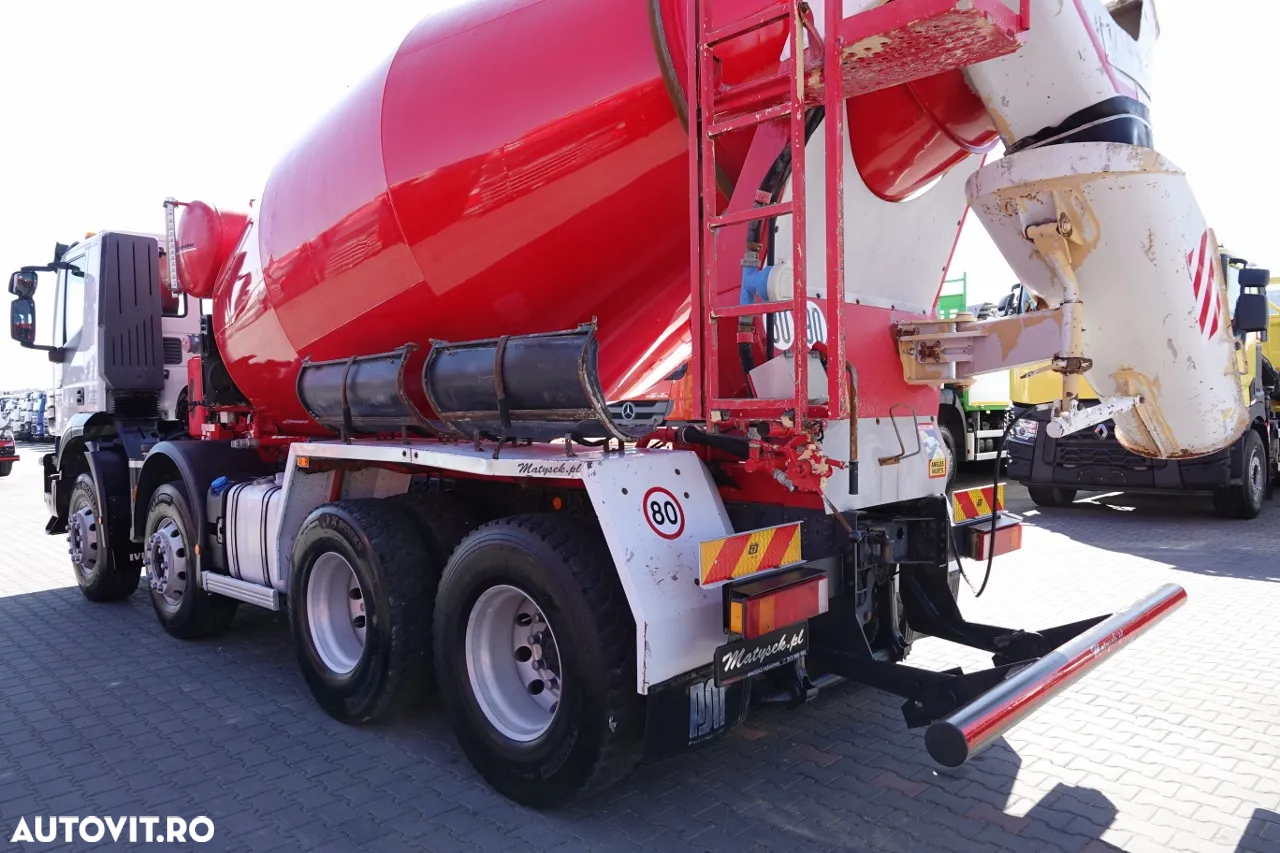 Scania TRAKKER 410 / 8X4 / BETONĂ 9 M3 / PUTZMEISTER / EURO 6 - 8