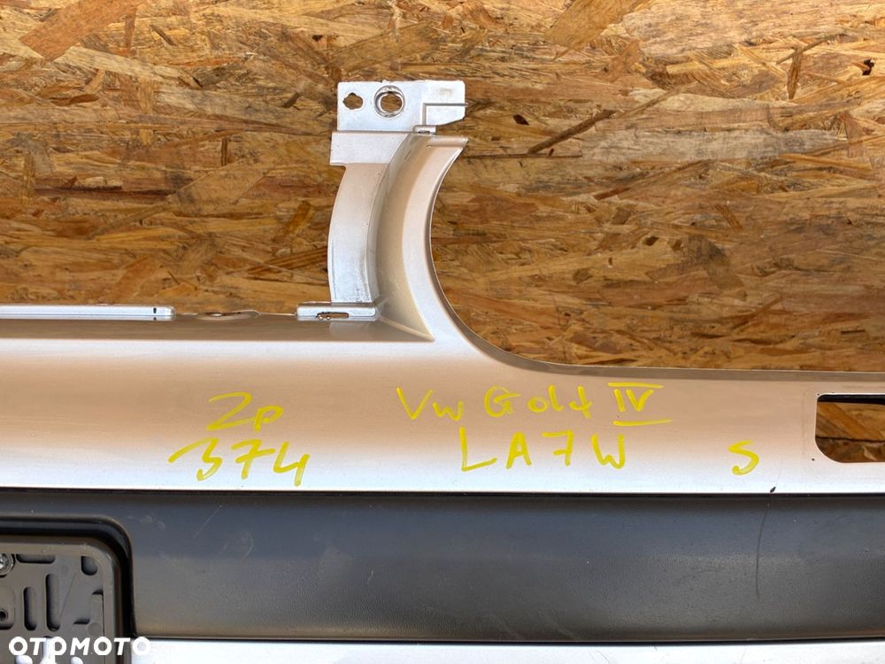 Vw Golf 4 IV kod lak. LA7W ZDERZAK PRZÓD  PRZEDNI  Sprysk 1J0807217C - 2