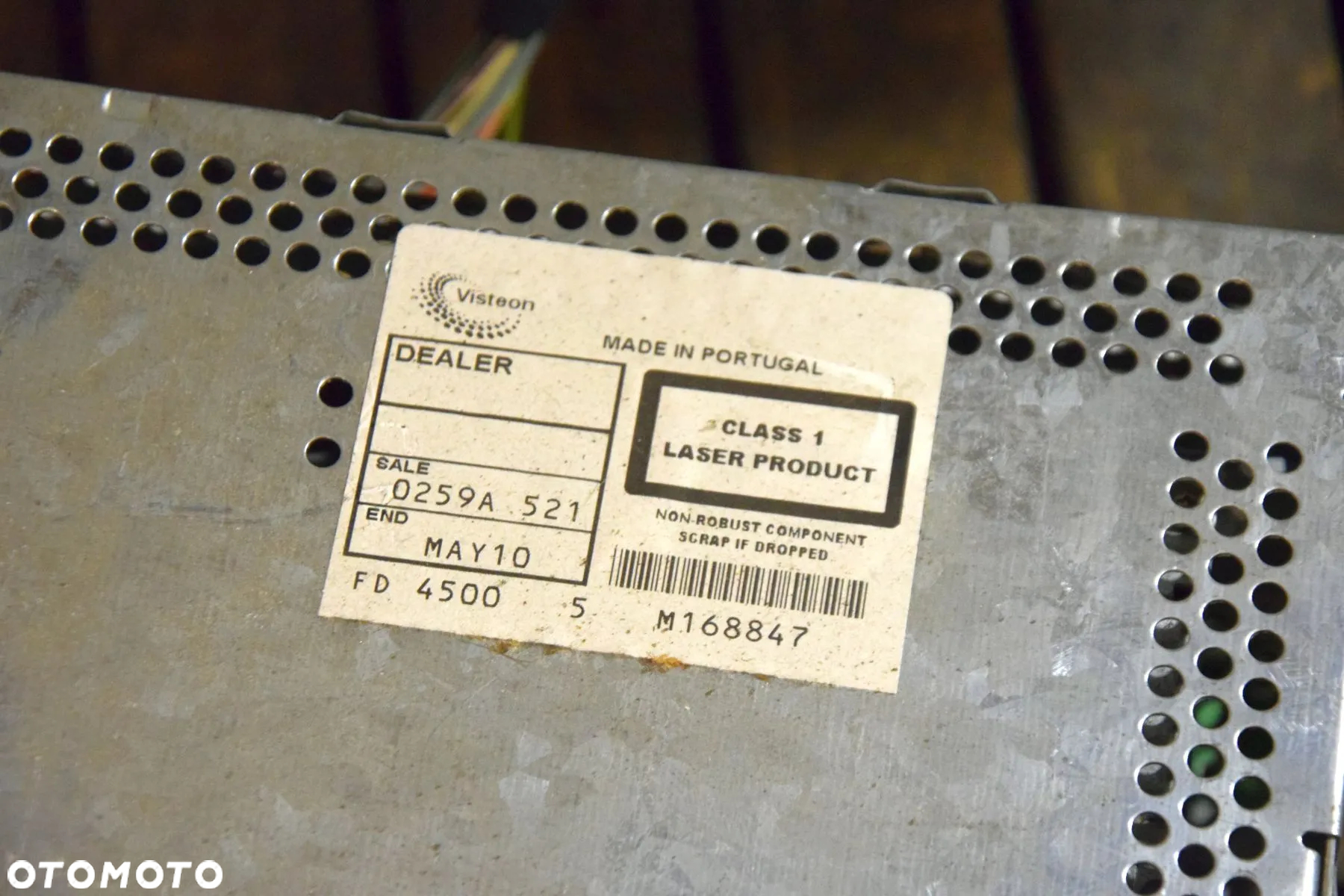 Ford Fusion 02- Fiesta Mk6 Radio fabryczne FORD 4500 RDS EON z KODEM ! - 2