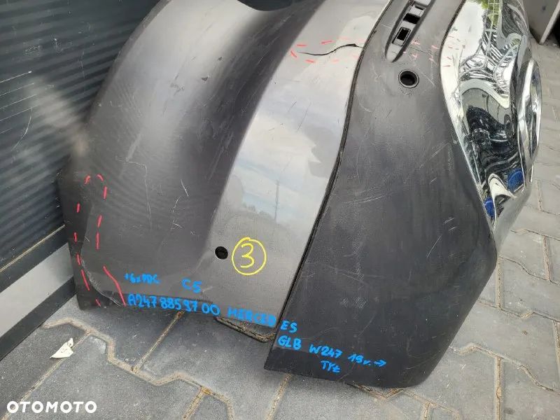 MERCEDES GLB X247 / W247 ZDERZAK PRZÓD / TYŁ (dostępne 3 zderzaki) - 17