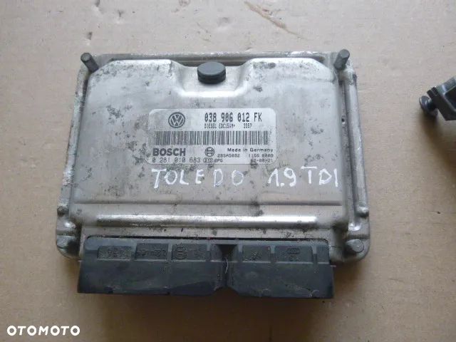 ZESTAW STARTOWY KOMPUTER STACYJKA IMMOBILIZER LICZNIK SEAT TOLEDO II 1.9 TDI - 5