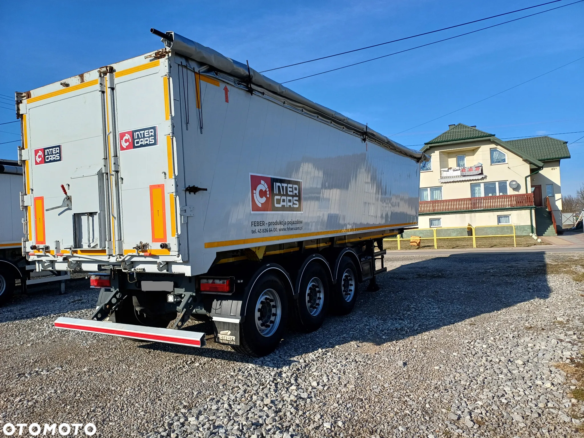 Feber Inter Cars Naczepa wywrotka , 45m3 , klapo - drzwi ,oś mercedes , Transport zboża - 5