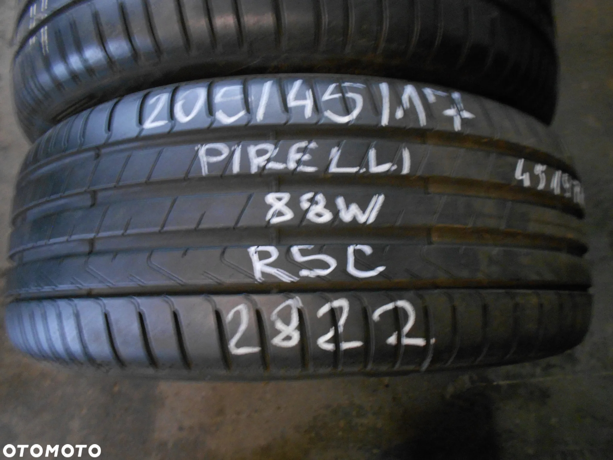 OPONY 205/45R17 PIRELLI CINTURATO P7 RSC DOT 2822 / 4519 7.7MM - 4