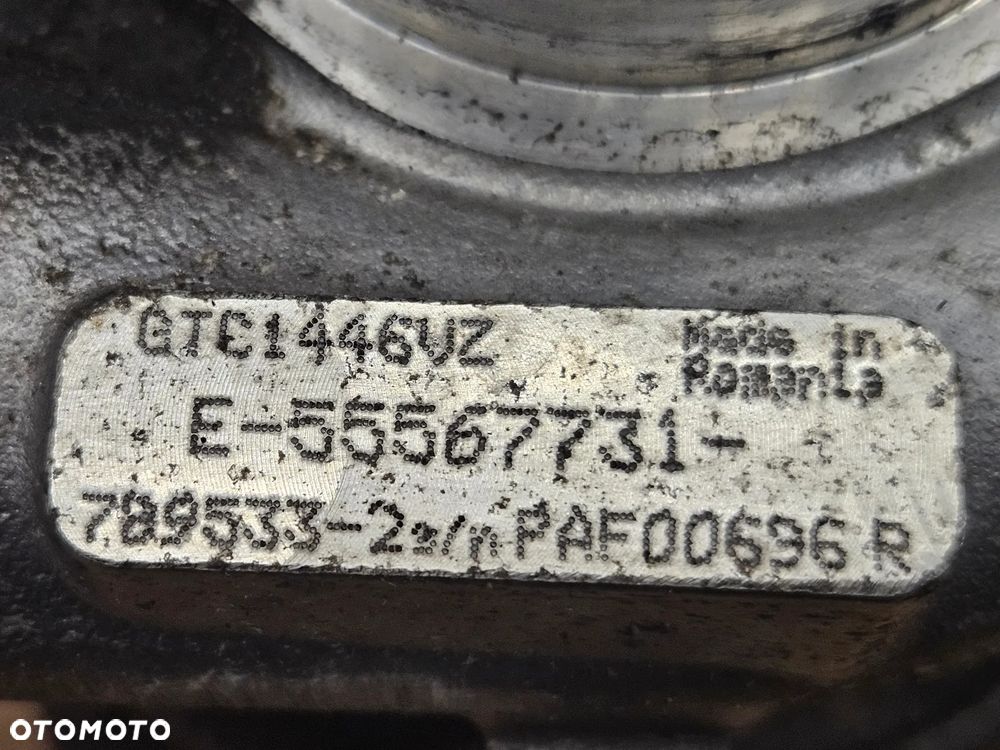 Opel Astra J 4 Zafita 1.7 CDTI turbo turbosprężarka GTC1446VZ 55567731 - 9