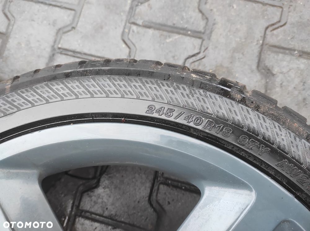 ORYGINALE FELGI ALUFELGI KOŁA ALUMINIOWE OPONY ZIMORE 24ROK YOKOHAMA RONAL 5X112 8.5Jx18 ET45 ET 29  245 40 18 8T0601025M VW AUDI SEAT SKODA WYSYŁKA !!!! - 5