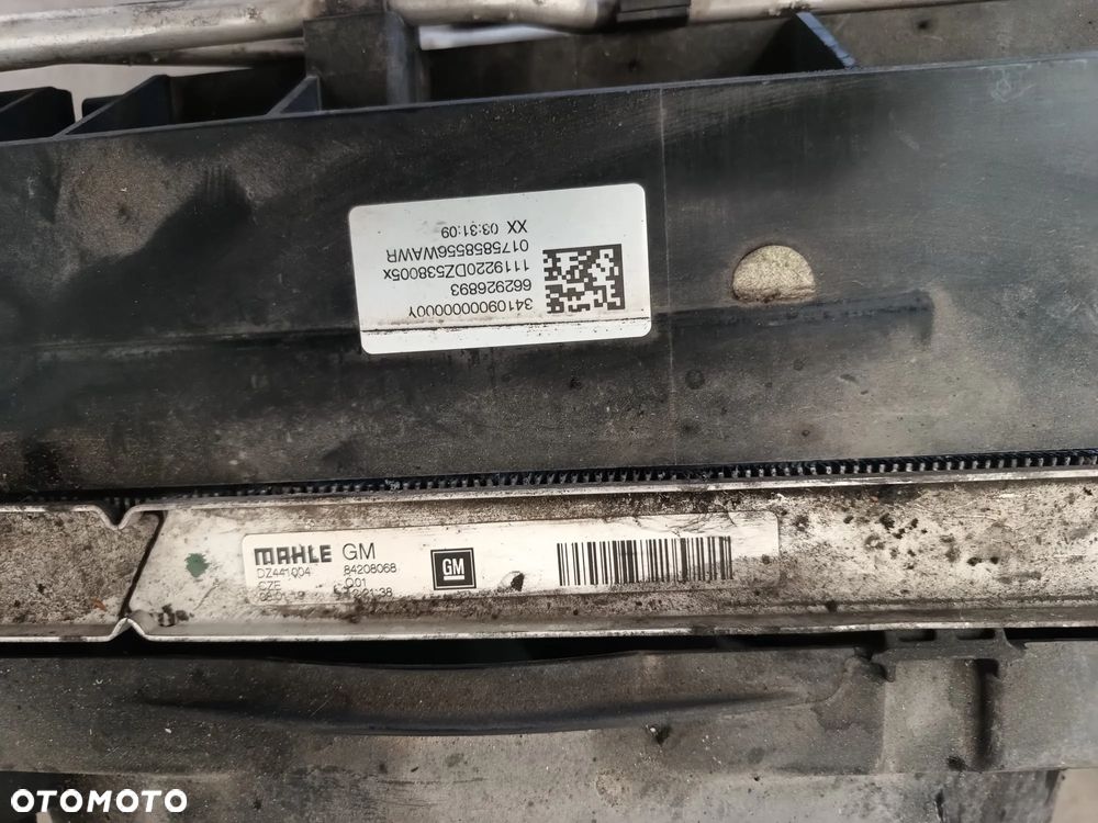 OPEL INSIGNIA B II 2.0 CDTI B20DTH KOMPLET CHŁODNIC WENTYLATOR AUTOMAT - 3