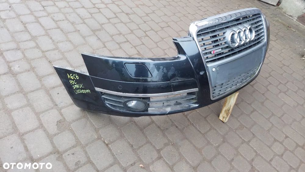 ZDERZAK PRZÓD Przedni Kompletny PDC Spryskiwacze AUDI A6 C6 - 3