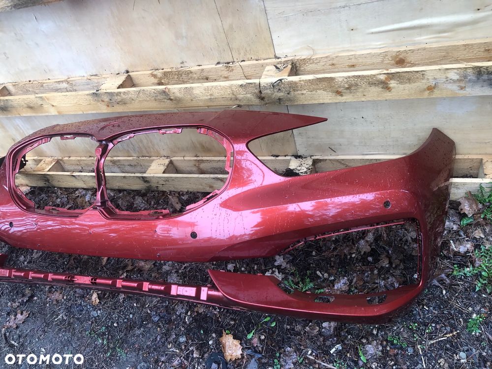 Zderzak przód, Listwa progowa prawa - BMW 1 F40 Bordowy / Biały- 51778079666 - 3