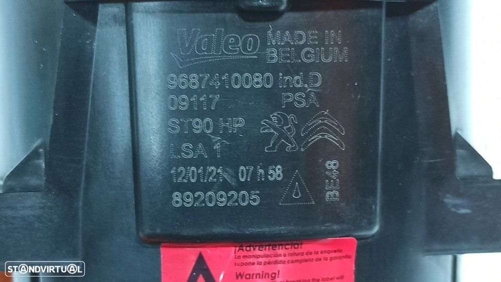 FAROL DE NEVOEIRO DIREITO CITROEN C4 PICASSO FEEL - 5