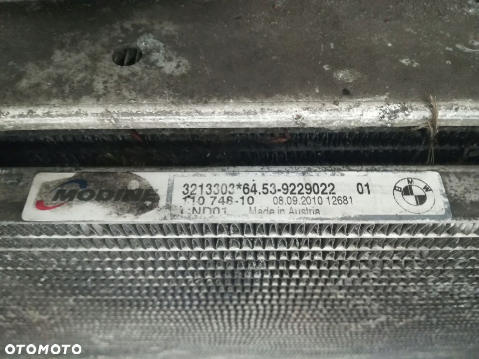 BMW E90 318I 2.0 BENZYNA CHŁODNICA WODY KLIMY - 8