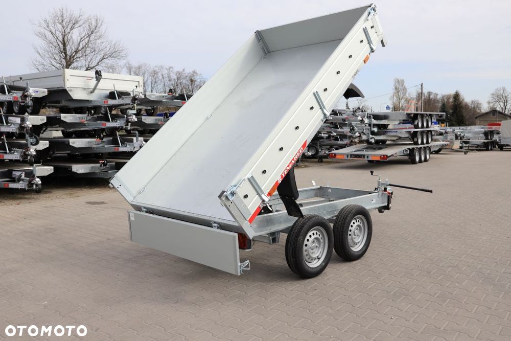TEMARED TIPPER 2515/2 S 0,75T  253x152x30cm, DMC 750kg, Pompa ręczna , Burty ALU - 1