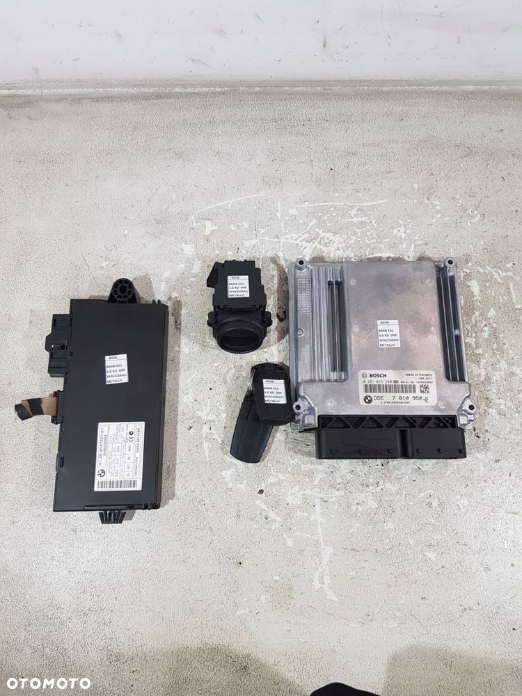 zestaw startowy komputer silnika 7810950 bmw e60 e61 lci eur 3.0d m57 - 1
