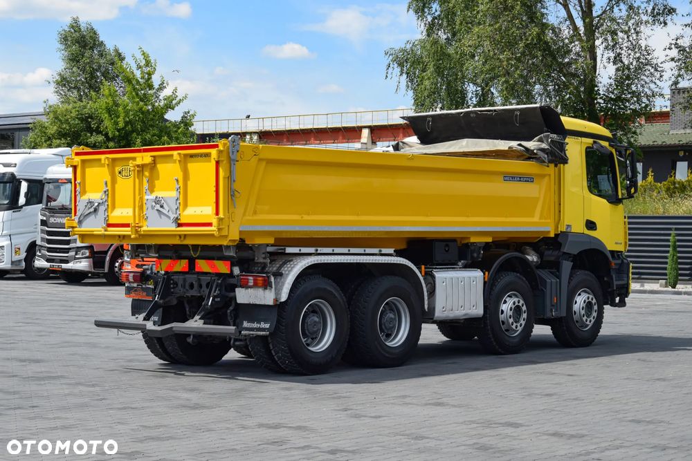 Mercedes-Benz AROCS 3243 / 8x4 / EURO 6 / WYWROTKA / MELLER KIPPER / HYDROBURTA / AUTOMAT / NOWE OPONY / NISKI PRZEBIEG / SERWISOWANY / SPROWADZONY - 7
