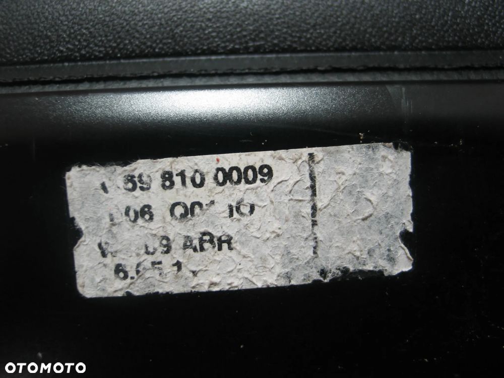 roleta bagaznika mercedes A-klasa W169 A169 A1698100009 czarna oryginal - 8