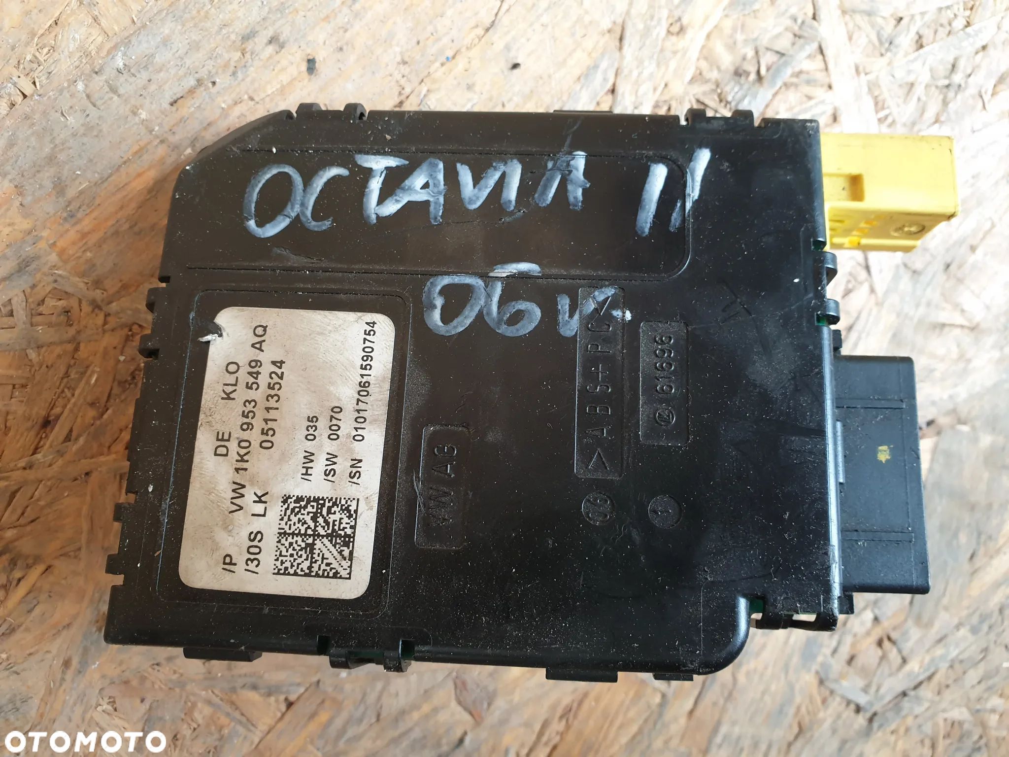 Volkswagen Skoda Audi Moduł Czujnik Kąta Skrętu 1K0953549AQ - 1