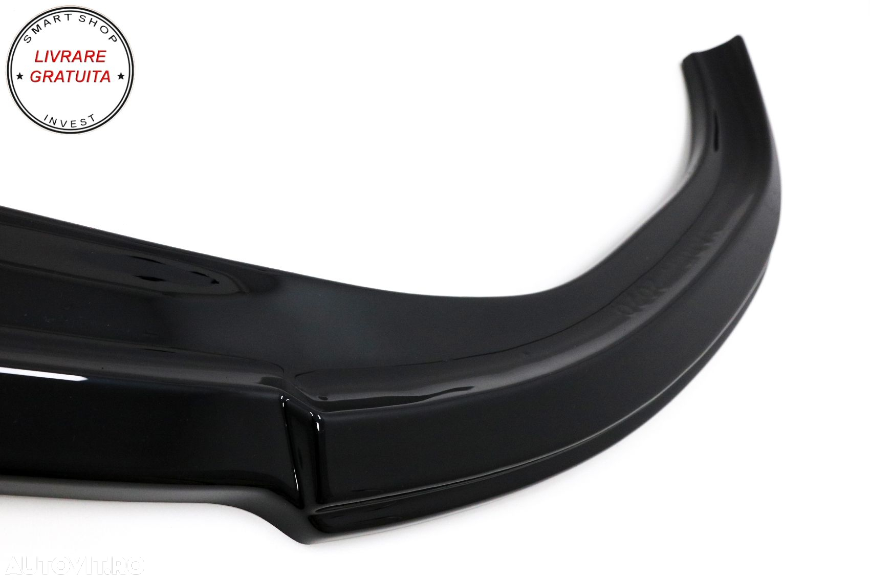 Prelungire Bara Fata Toyota Yaris MK4 XP210 (2020-up) Negru Lucios- livrare gratuita - 4