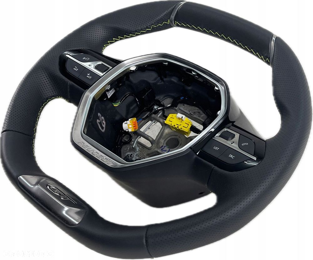 * KIEROWNICA SKÓRZANA PEUGEOT 208 II 2008 GT 98255045ZD ORYGINAŁ - 7