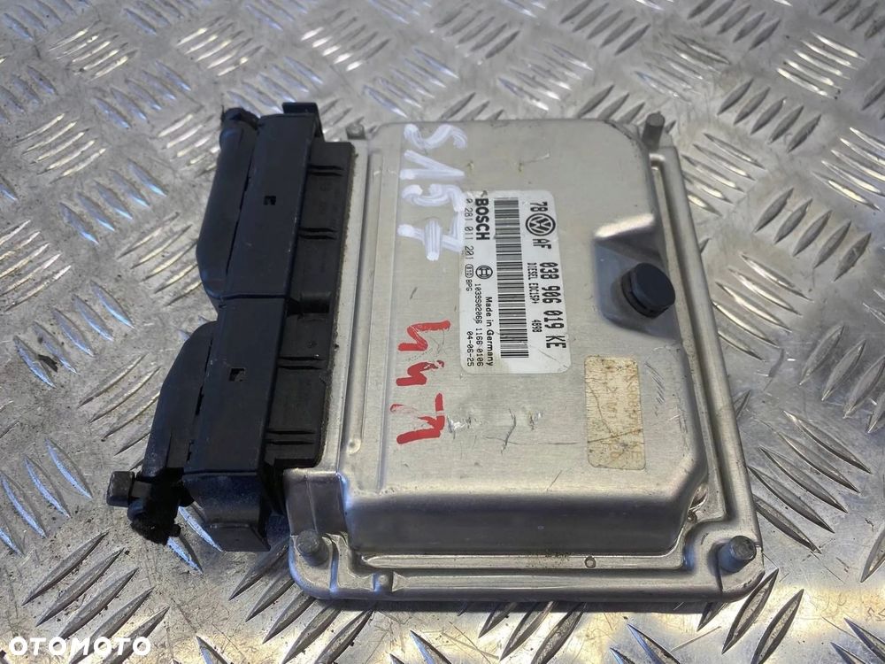 MODUŁ STEROWNIK SILNIKA VW SHARAN 1.9 TDI 038906019KE 0281011201 - 2