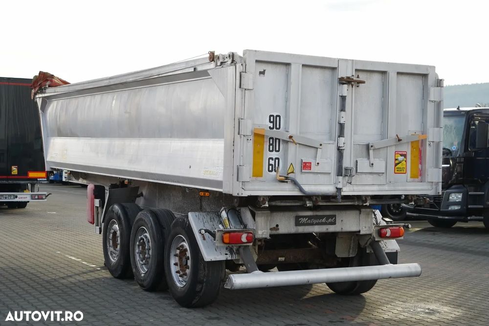 Benalu BASCULATOR BENALU / 23 m3 / ALUMINIU / AXĂ RELAXABILĂ / GREUTATE: 5.000 KG / - 4