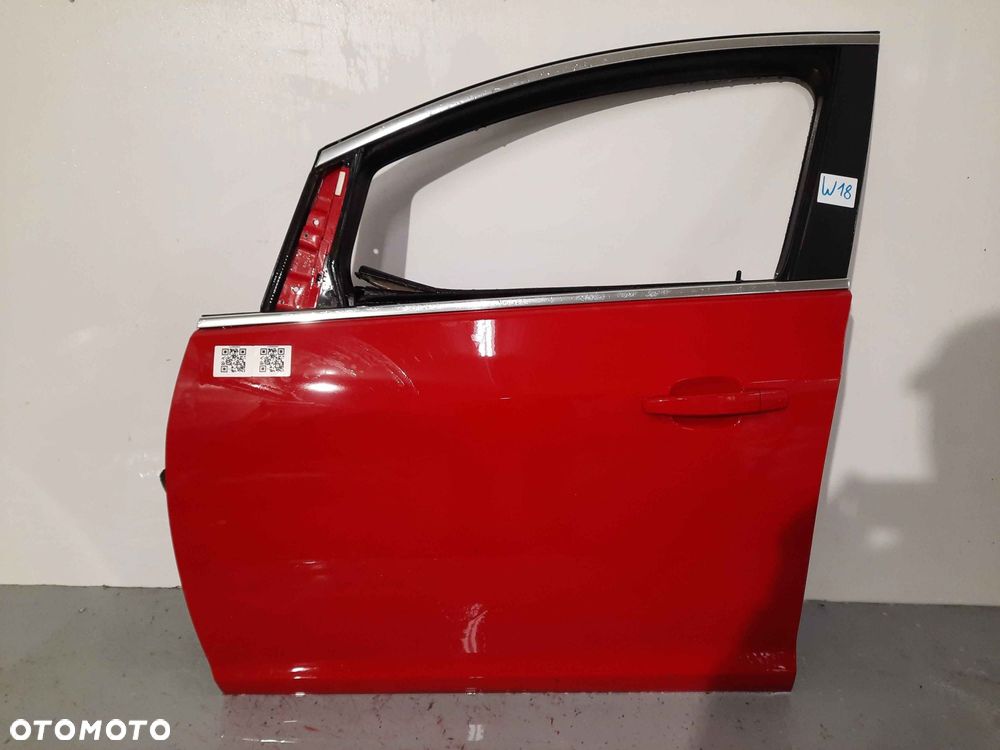 } DRZWI PRZÓD PRZEDNIE LEWE OPEL ASTRA J IV 4 Z50B CZERWONE - 1