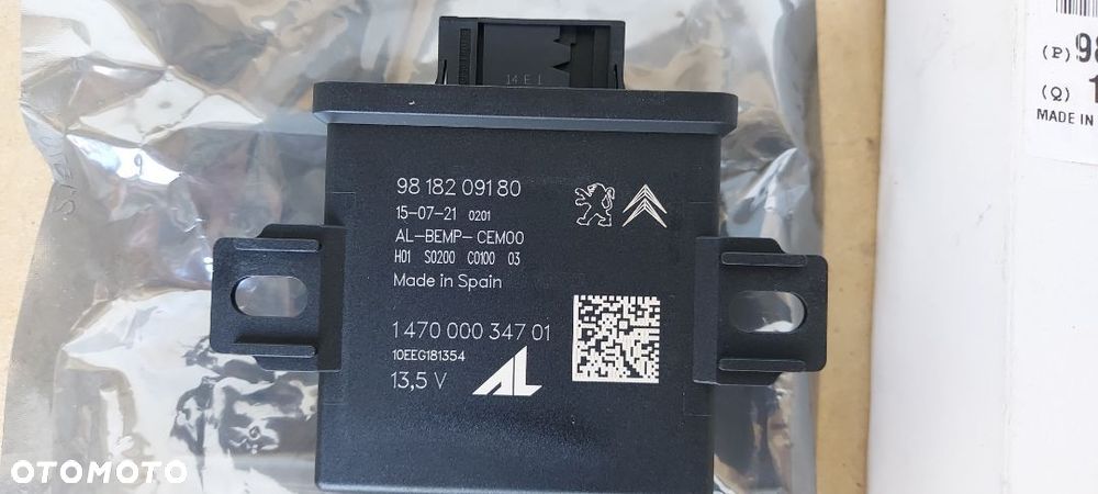 Moduł sensor sterownik świateł Peugeot 508 II 9818209180 - 2