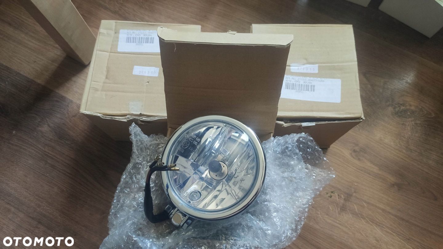 LAMPA CHROM PRZÓD LIGHTBARY 13 CM HARLEY CHOPPER - 1