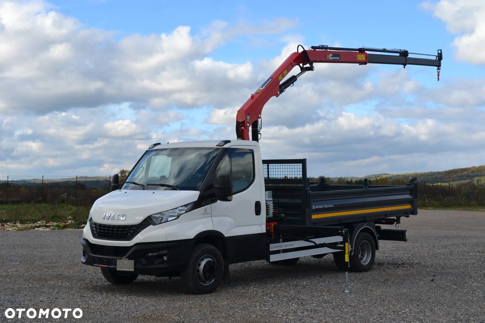 Iveco Daily 72-180 72C18 Nowy 3-stronny WYWROT Nowy Żuraw HC 60A2 HDS Fassi F60 Hyva Palfinger Hiab - 18