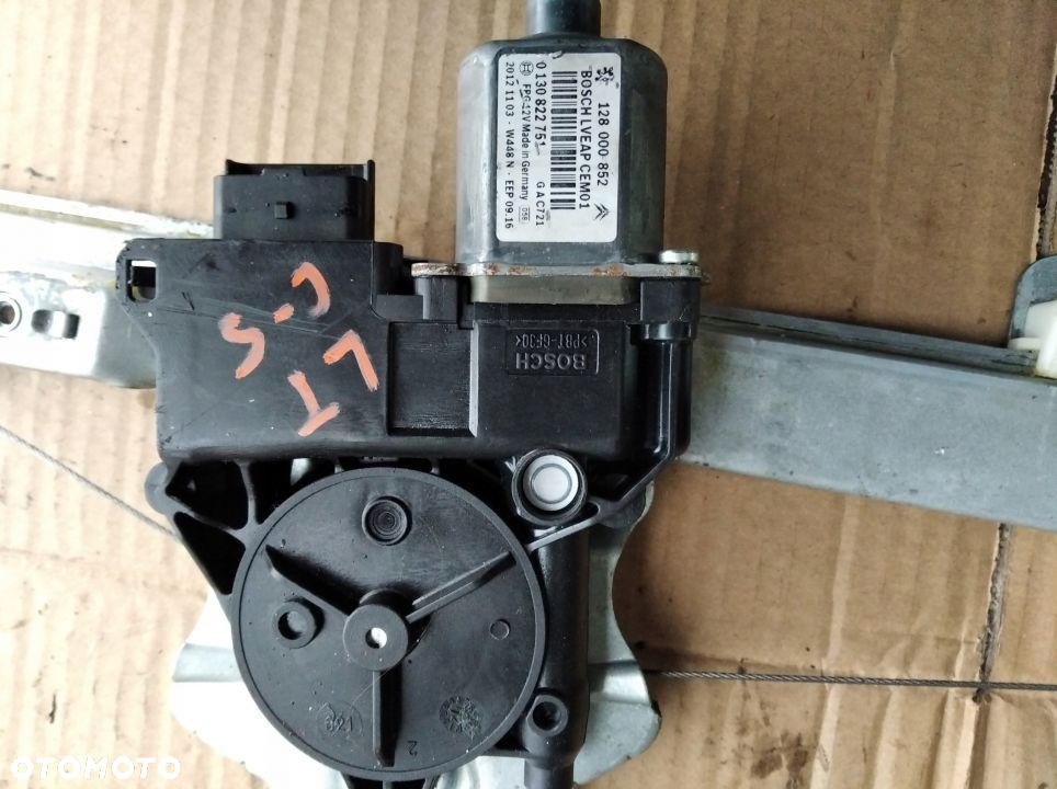 Citroen C5 III X7  mechanizm podnośnik szyby tył tylny prawy lewy - 3