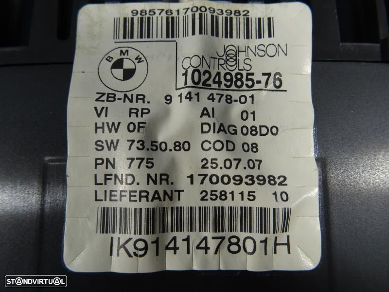 Quadrante Bmw 1 (E87)  Quadrante Bmw Serie 1 E87 - 8