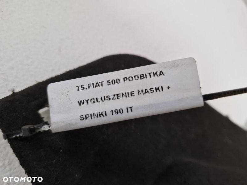fiat 500 07- wygłuszenie maski podbitka spinki - 5