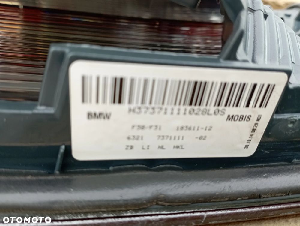 KOMPLET LAMP TYLNYCH BMW F30/F31 dymione stan bdb - 11