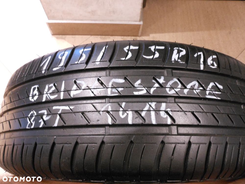 Opona pojedyńcza 195/55r16 bridgestone ecopia ep150 7mm lato - 1