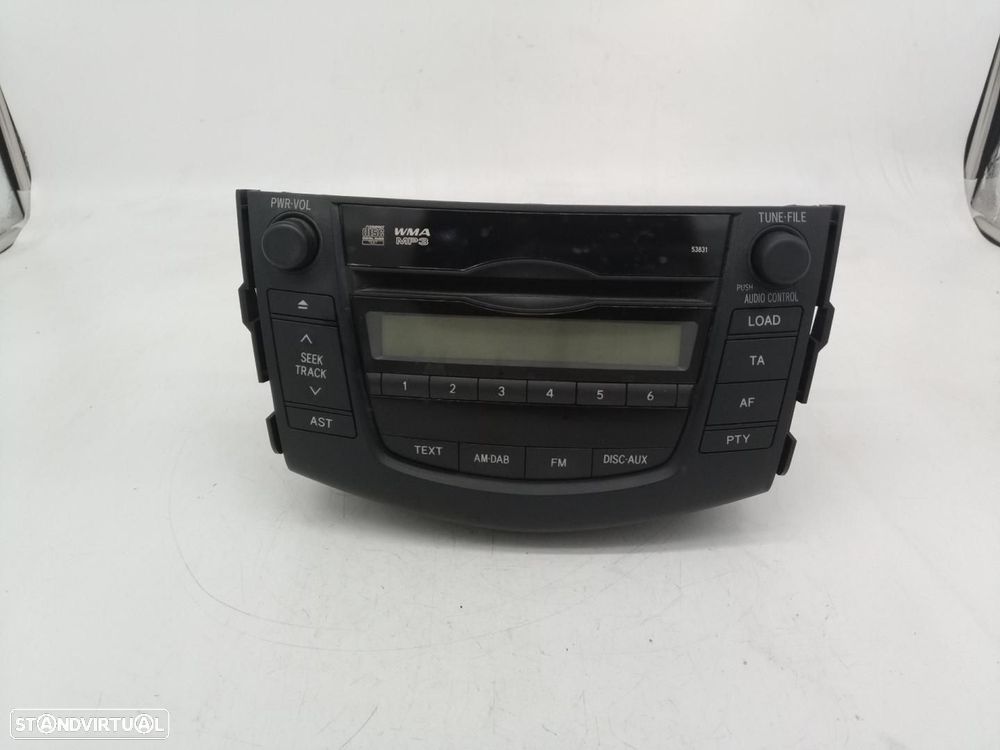 SISTEMA DE ÁUDIO RÁDIO CD TOYOTA RAV4 A3 - 1