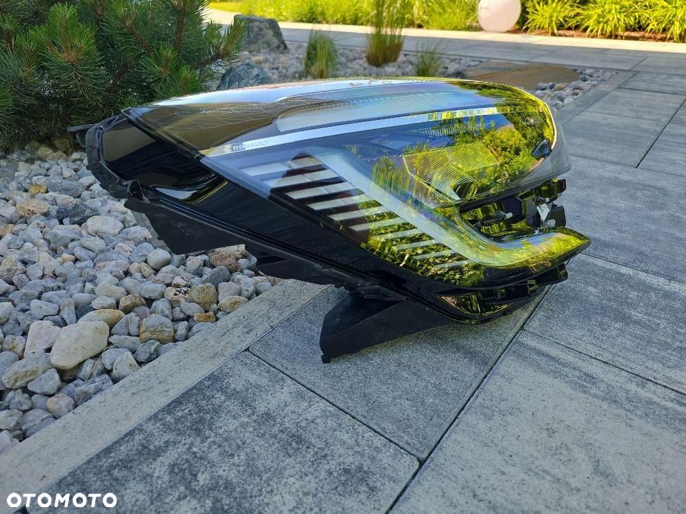 RENAULT CLIO 5 V Lampa prawa Kompletna Full Led 260104922R Długi Led Czarna - 4