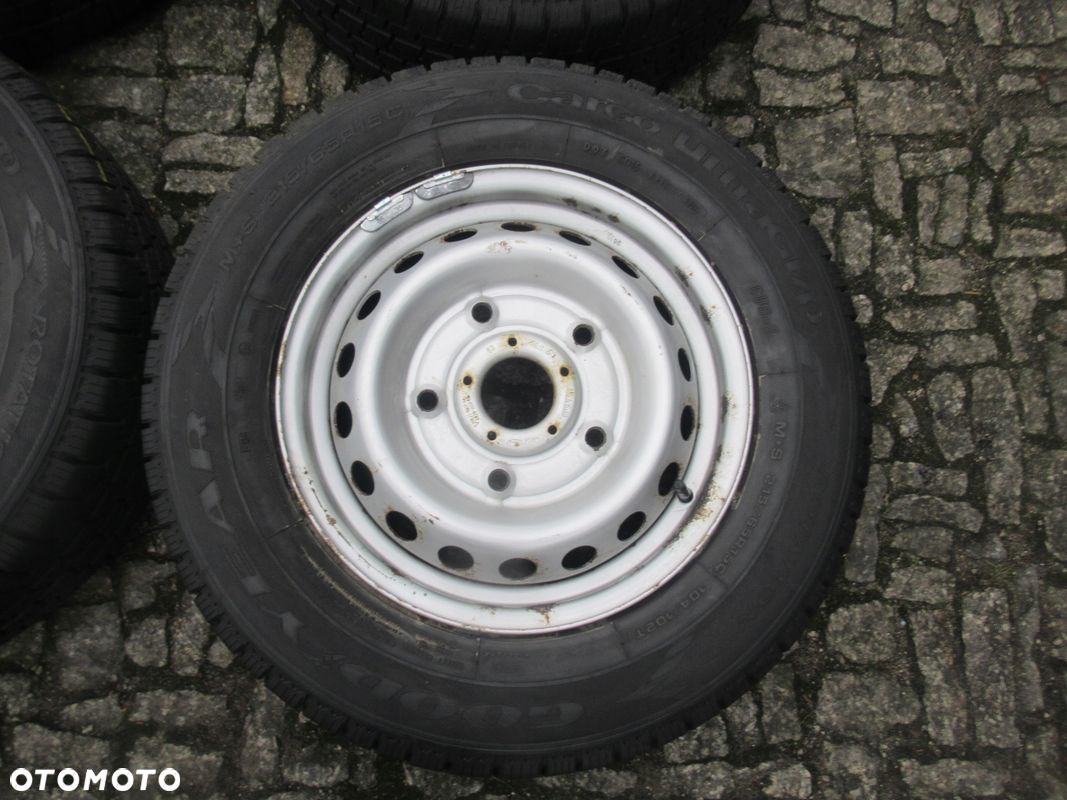 KOŁA ZIMA R15 FORD TRANSIT TOURNEO CUSTOM 215/65R15 czujniki 8mm - 1