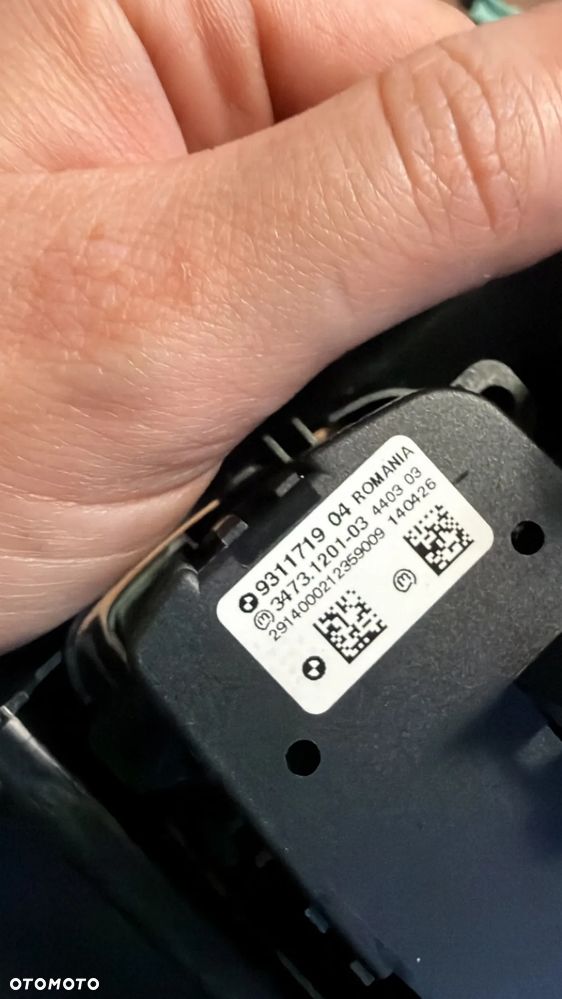 BMW i3 I01 WŁĄCZNIK PRZEŁĄCZNIK PANEL ŚWIATEŁ 9311719 - 3