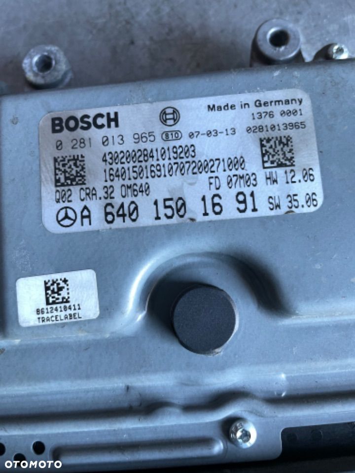 MERCEDES sterownik komputer ECU 6401501691 zestaw stacyjka klucz B 245 a 169 cdi - 2