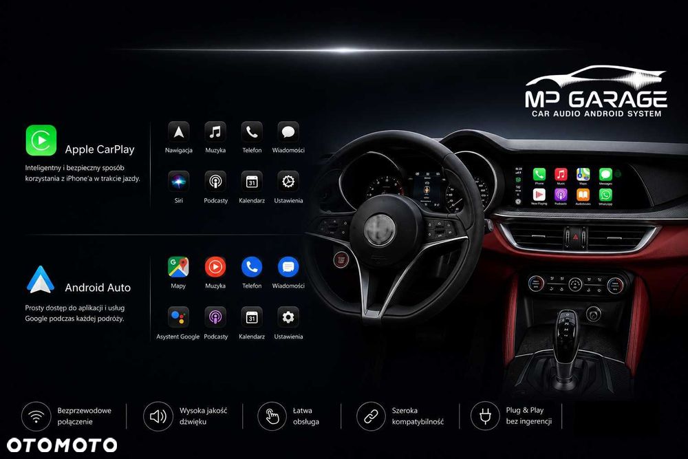 ALFA ROMEO JULIA/STELVIO moduł Apple CarPlay AndroidAuto Montaż Gwarancja PL - 2