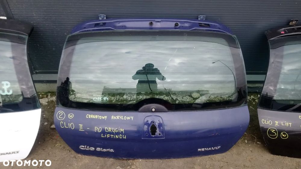 KLAPA SZYBA, TYLNIA, TYŁ RENAULT CLIO II 2 - 7
