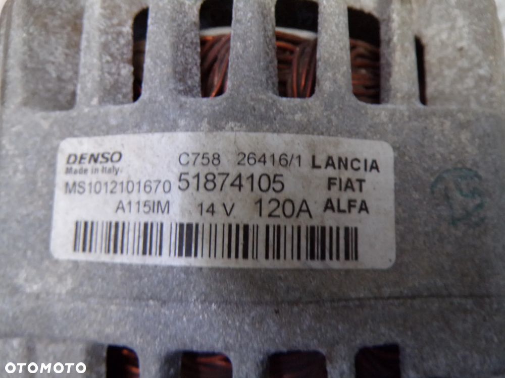 ALTERNATOR FIAT 500 TIPO II LANCIA ALFA 51874105 - 2