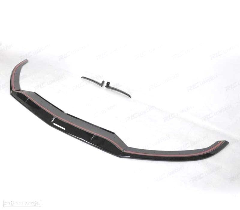 SPOILER LIP FRONTAL MERCEDES W205 SW 19- LOOK C63 PRETO - 3