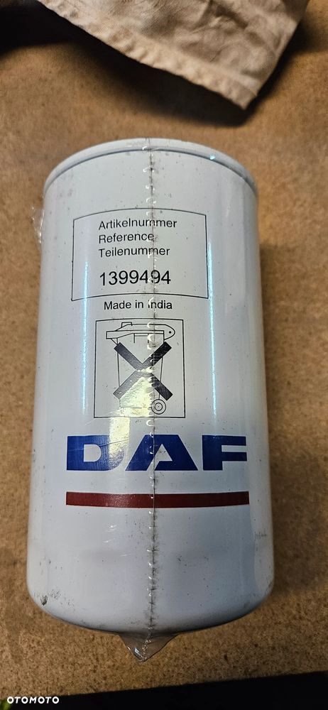 Filtr oleju DAF 1399494 NOWY - 1