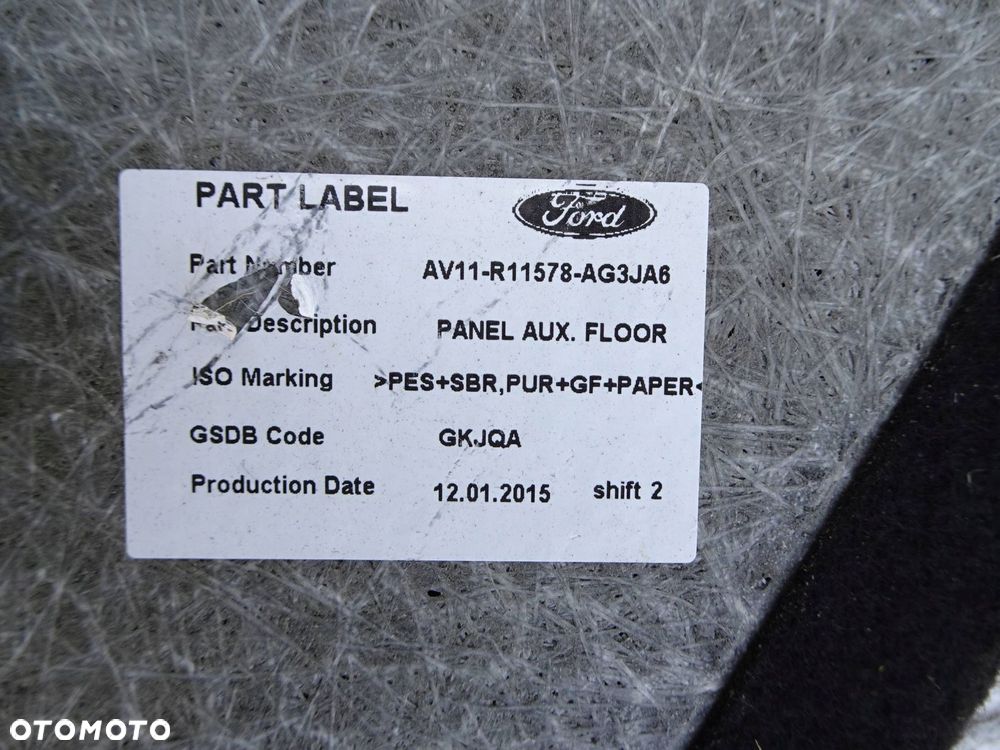 podłoga półka bagażnika ford b-max - 6
