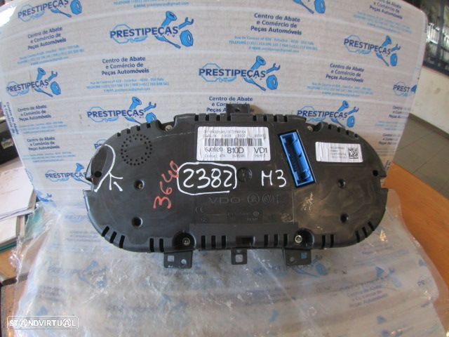 Quadrante 5J0920810D SKODA FABIA 2 54 FASE 2 2011 1.6TDI 90CV 5P CINZENTO KM/H DIGITAL Danificado - 2