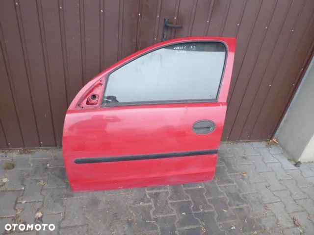 DRZWI LEWY PRZÓD LEWE PRZEDNIE KOMPLETNE OPEL CORSA C Z573 - 10