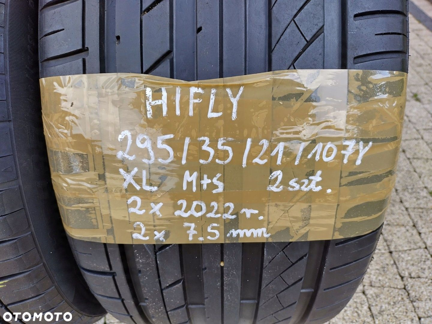 HIFLY HF805 295/35 R21 107Y XL ROCZNIK 2022 BIEŻNIK 7.5MM PARA LATO - 8